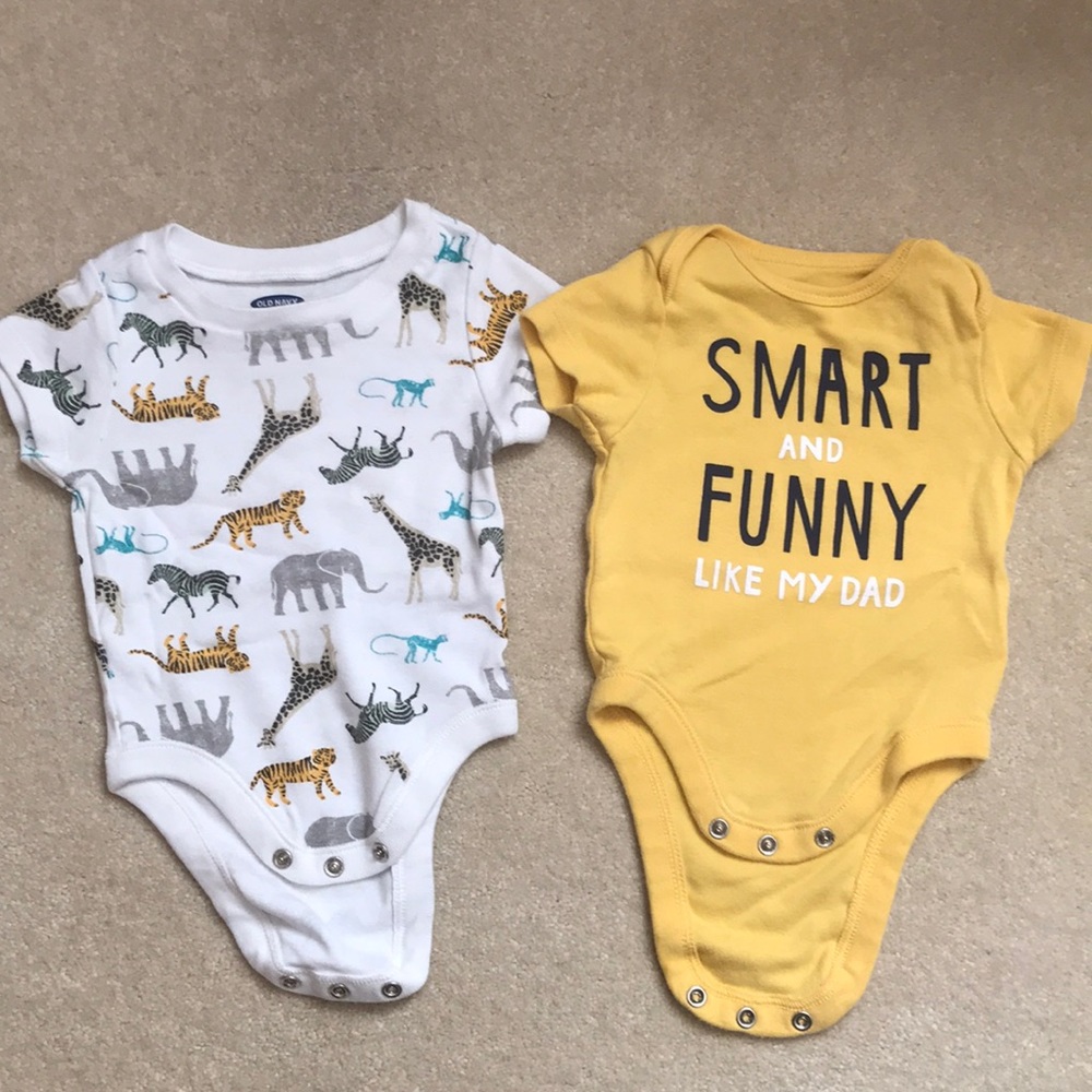 0-3 month onesies.